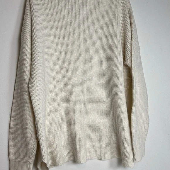 Kersh Cream Waffle Knit Crewneck Sweater - Size XXL
Wool cotton blend normcore - Picture 2 of 5